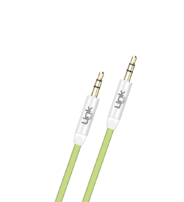 LinkTech A585 100cm Silikon 3.5mm AUX Kablo