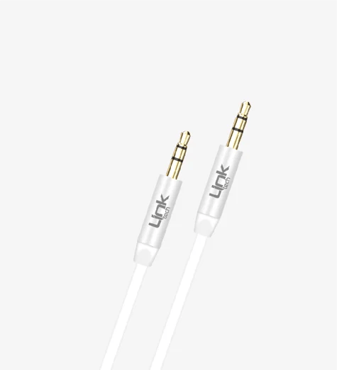 LinkTech A585 100cm Silikon 3.5mm AUX Kablo