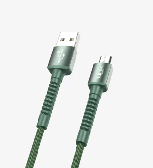 LinkTech K551 Safe & Fast 1m Örgülü Metal Başlı Micro USB Şarj Kablosu