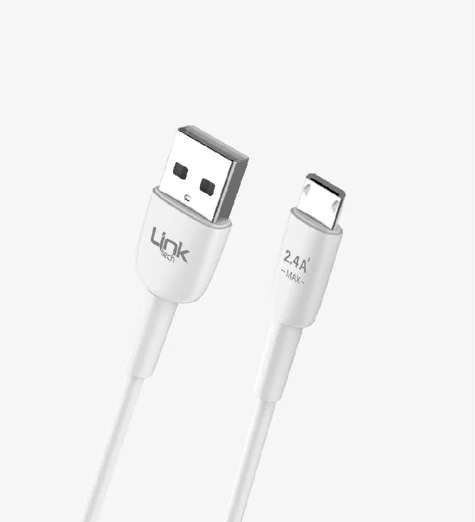 LinkTech K600 Soft & Fast 1m 2.4A Micro USB Şarj Kablosu