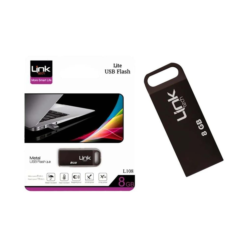 LinkTech L108 Lite Metal 20mb/s 8GB USB Flash Bellek