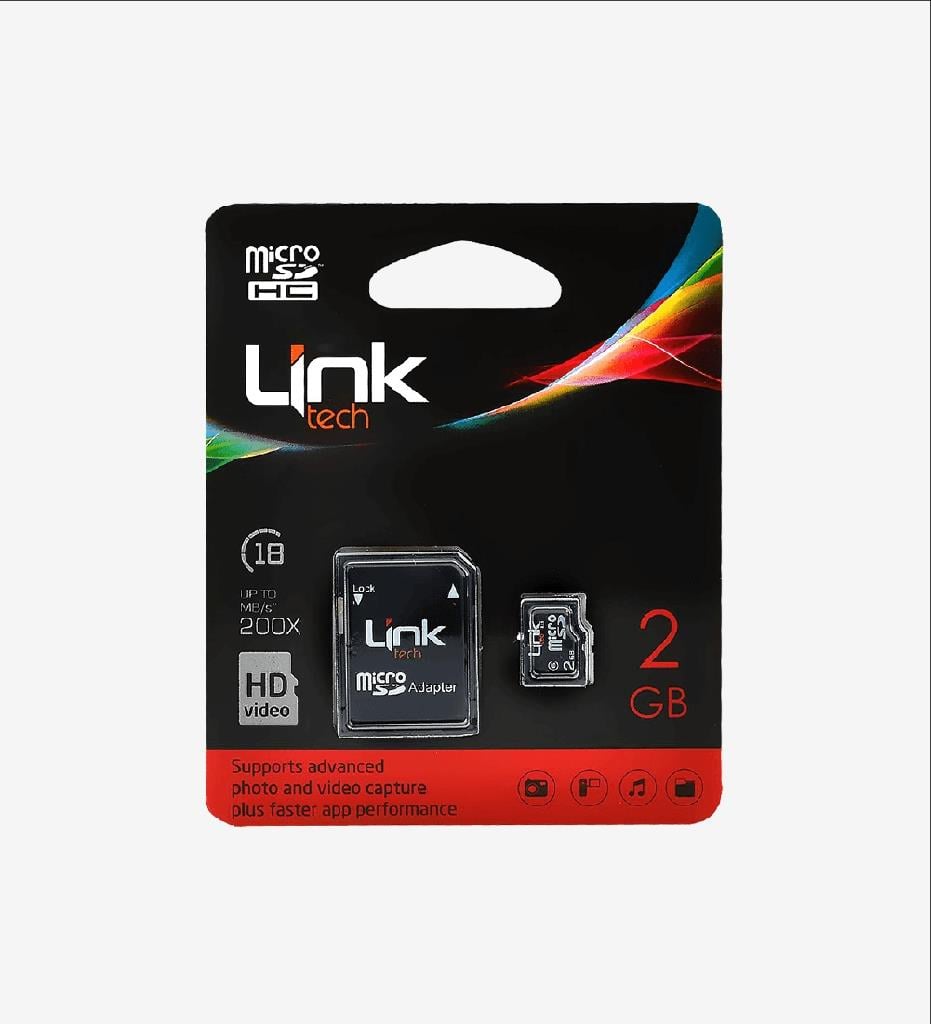 LinkTech M101 2GB Micro SD Adaptörlü Hafıza Kart