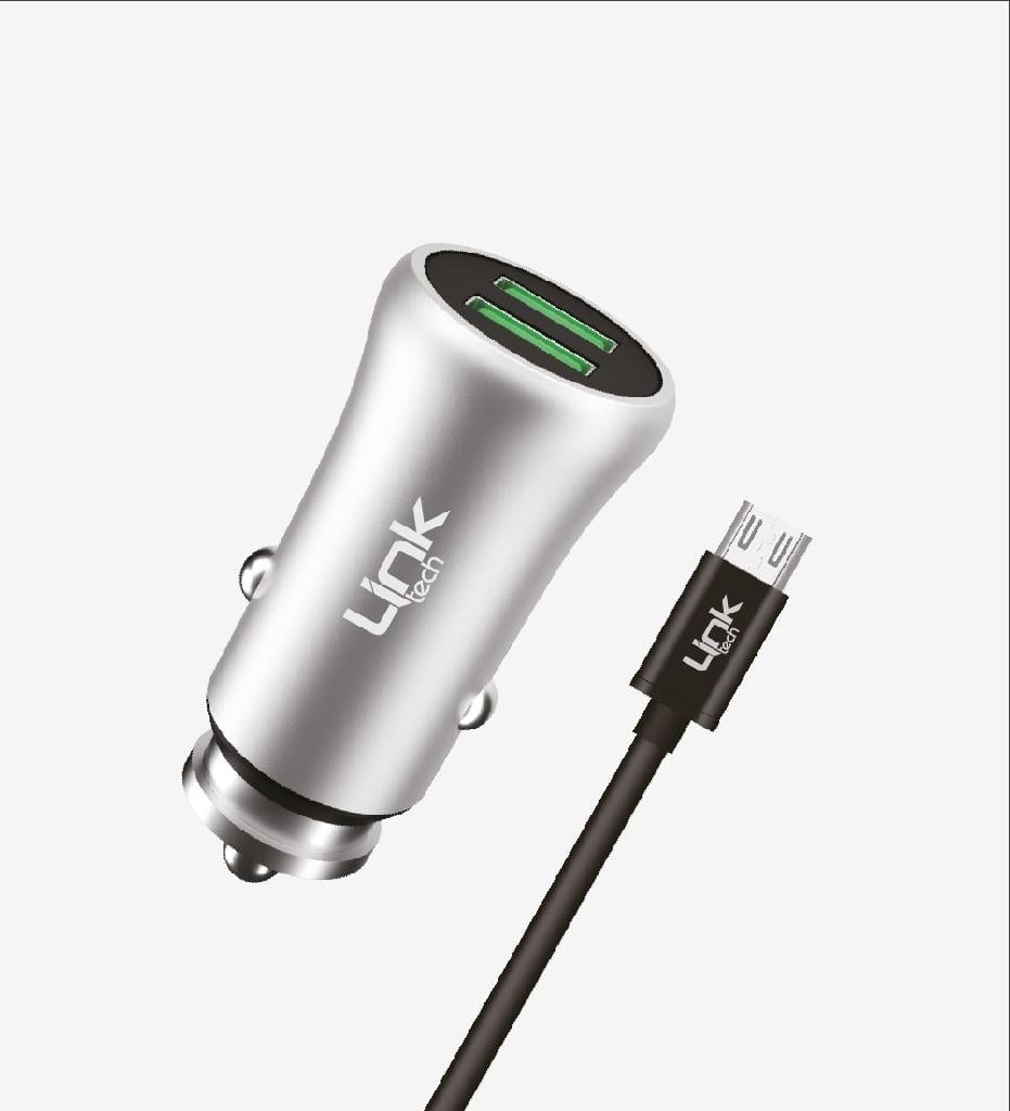 LinkTech M581 Metal Micro USB Araç Şarj Aleti 