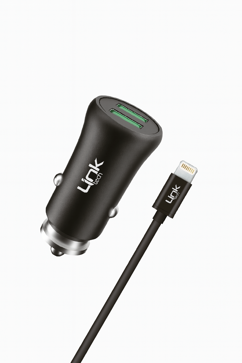 LinkTech M582 Metal Lightning USB Araç Şarj Aleti 