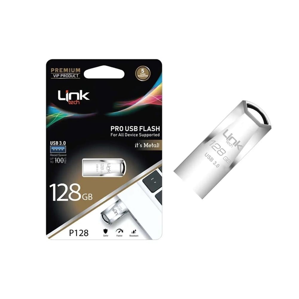 LinkTech P128 Premium Pro 100mb/s 128GB USB3.0 Flash Bellek