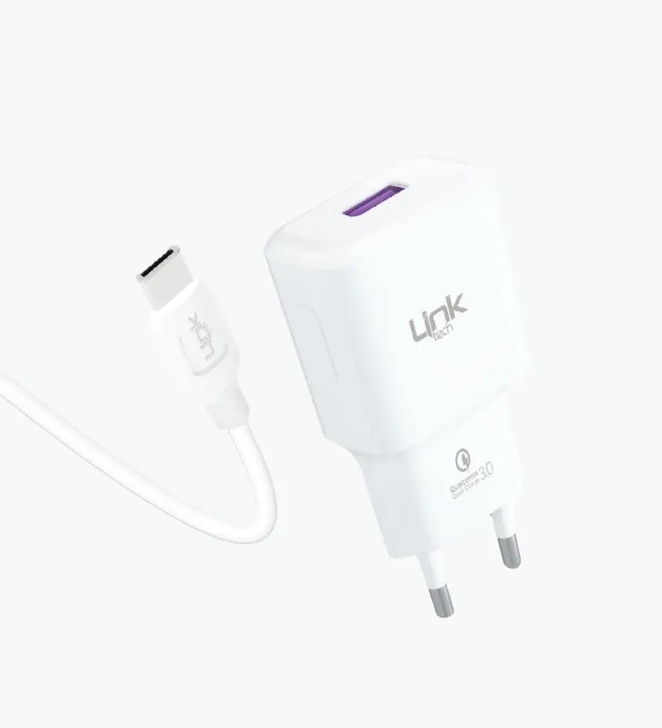 LinkTech T443e eco Friendly Strong 18W Type-C Cable Kablolu Şarj Aleti
