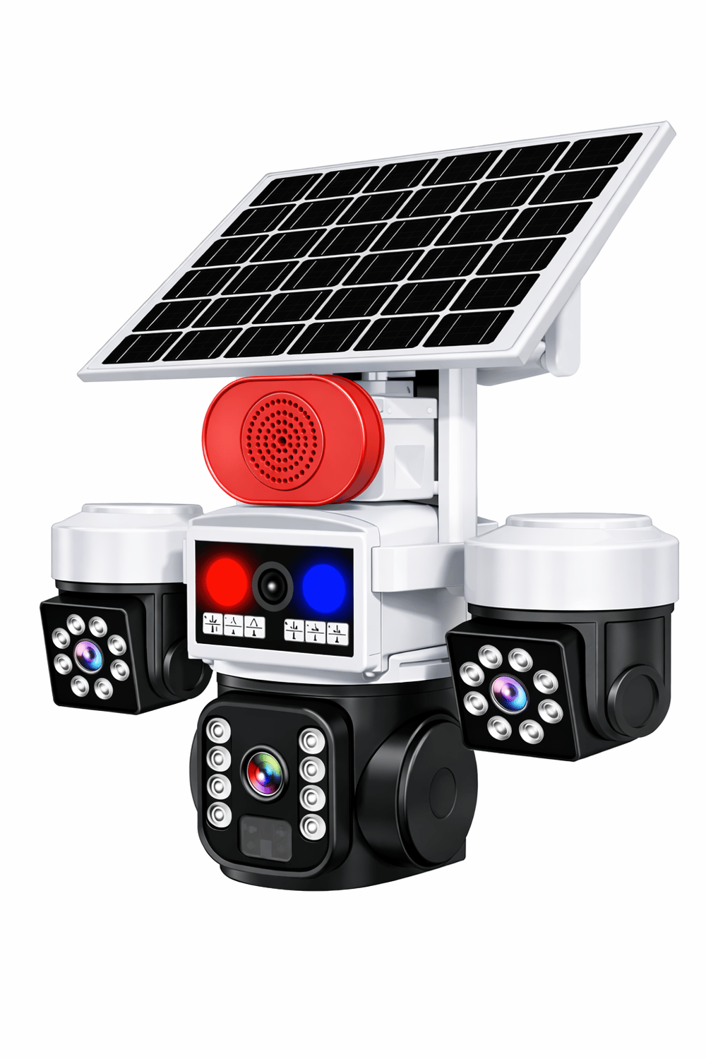 O-KAM 5051 3 LENS 10X OPTİK ZOOM 4G SOLAR RED SPEAKER PTZ KAMERA
