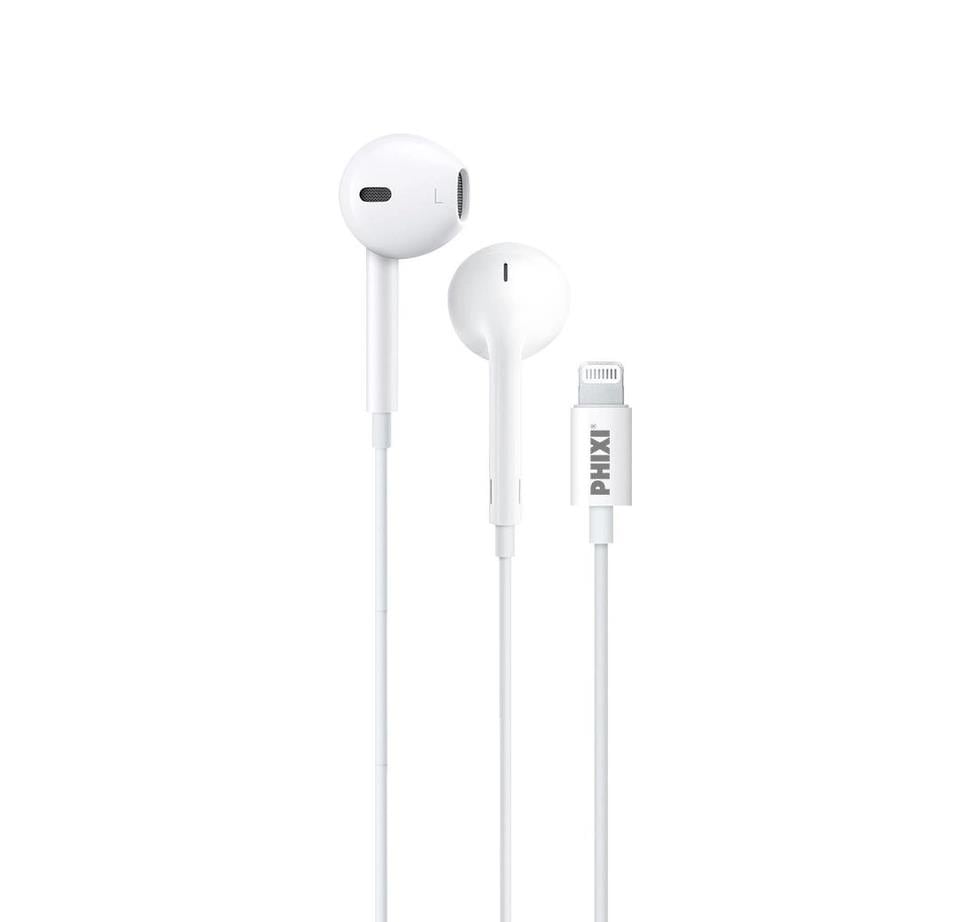 Phixi BL-İ6 Lightning Orjinal Görünümlü Kulak İçi  Kulaklık BEYAZ