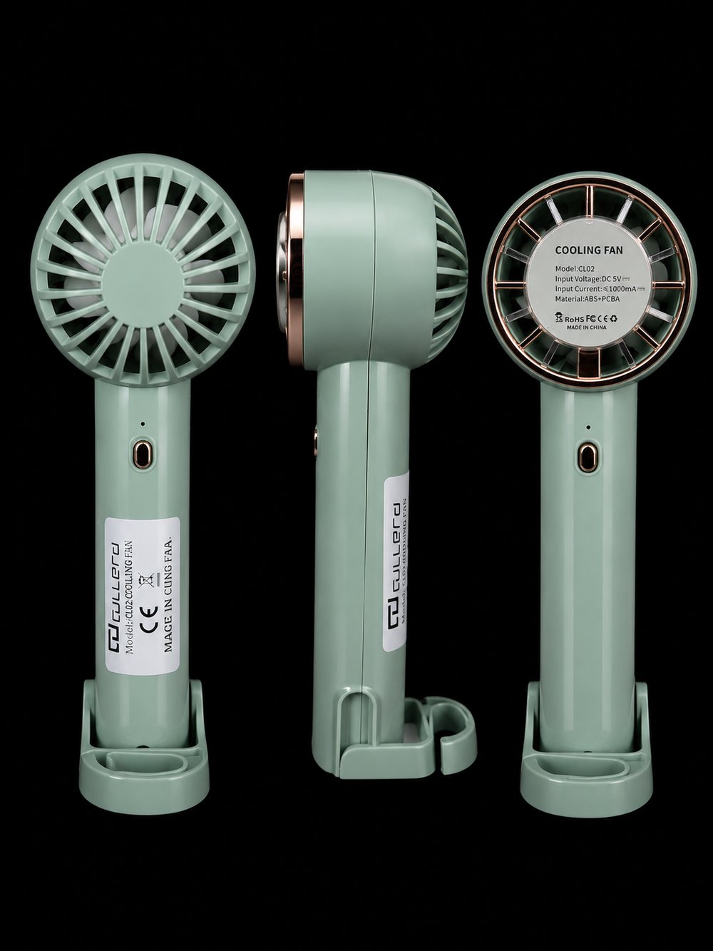 Sessiz ve Güçlü Mini Taşınabilir Soğutma Fanı Anında Serinlik  F-CL02