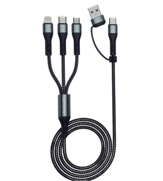 FERRO RE-11 Reshurk 6in1 Type-C & Micro & Lightning Hızlı Şarj ve Data Kablosu 120cm