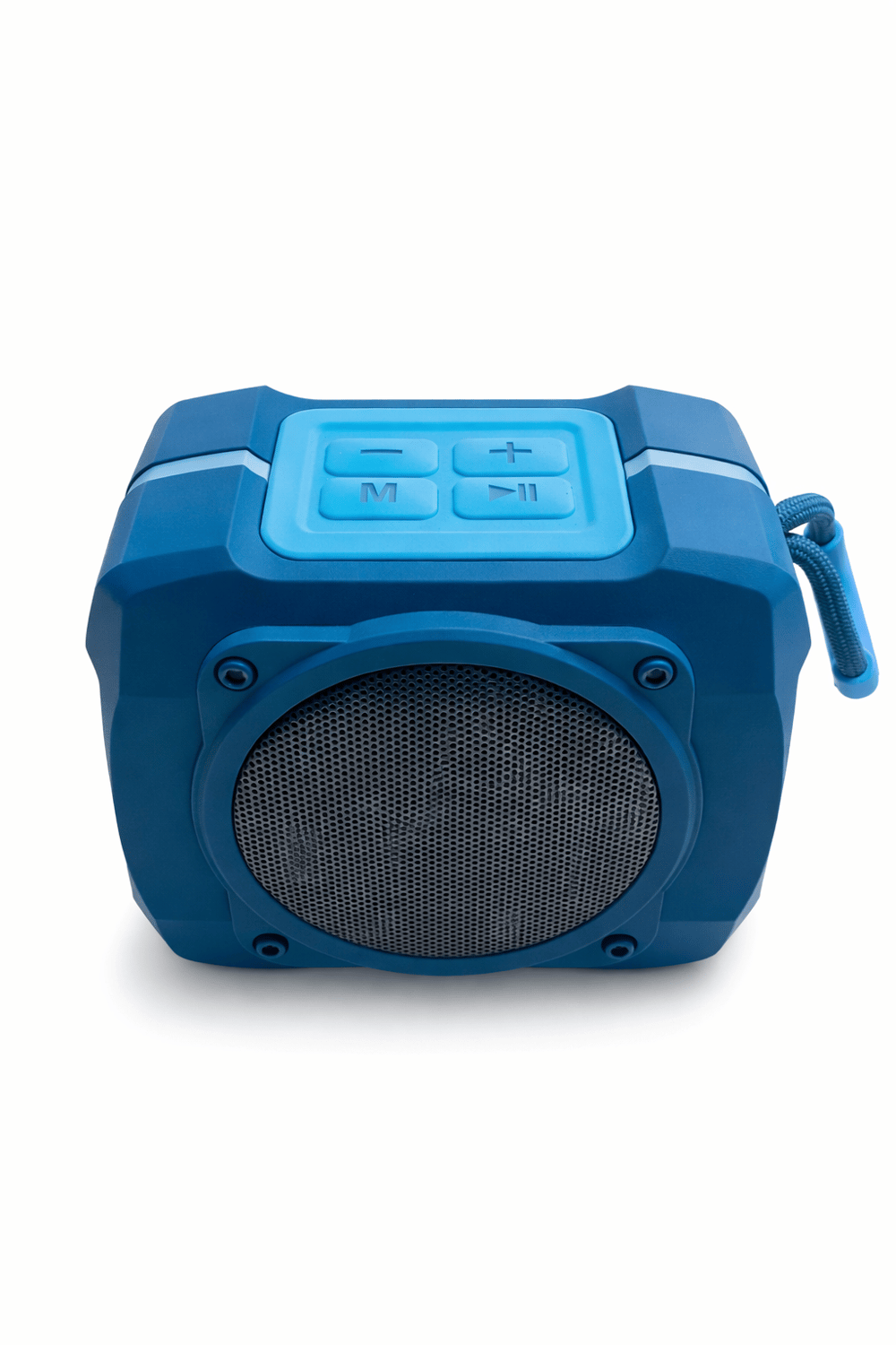 TG-661 T&G RGB Işıklı Taşınabilir Bluetooth Hoparlör – Güçlü Ses, Askılı, Şarjlı Mavi