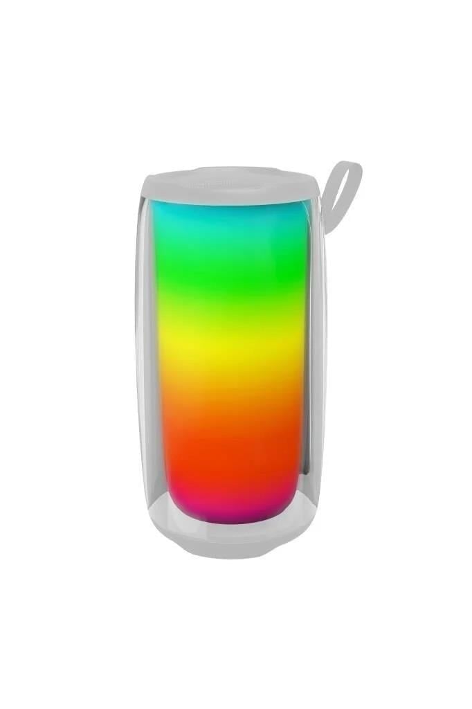 Torima BTS-1953 Bluetooth Hoparlör Rgb Işıklı TWS USB TF Destekli Speaker Beyaz