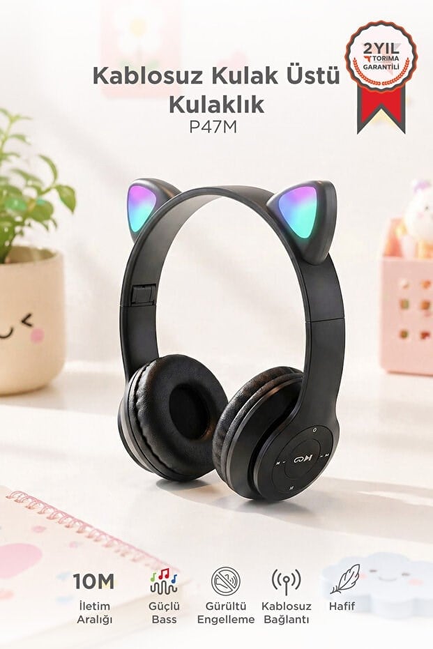 Torima P47M Kulak Üstü Kablosuz Bluetooth Kulaklık