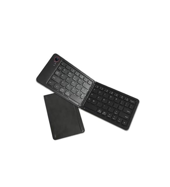 Torima TK-08 Siyah Kablosuz Katlanabilir Şarjlı Taşınabilir Mini Bluetooth Klavye