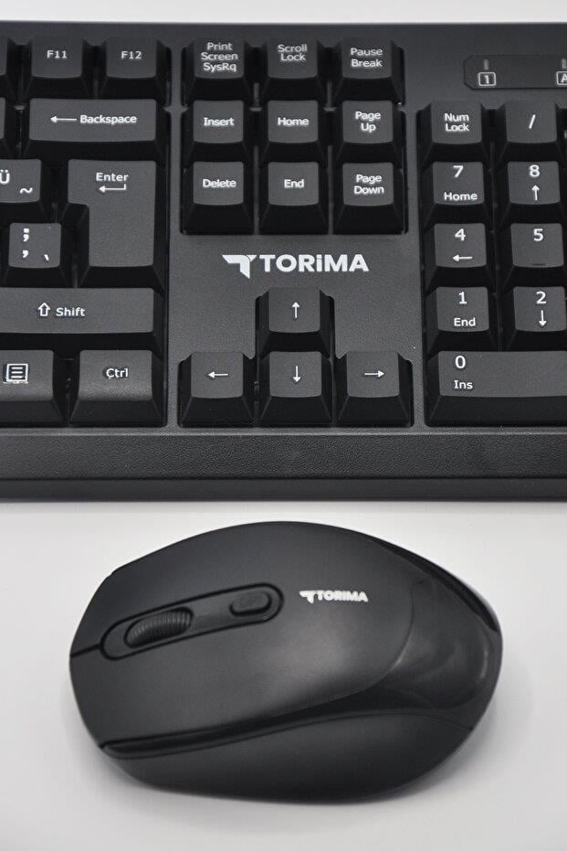 Torima TMK-01 Siyah Kablosuz Q Klavye Ve Mouse Seti 