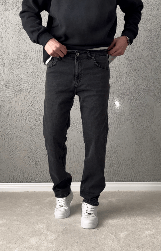 Premium Kalite Regular Jean SİYAH/RGT03
