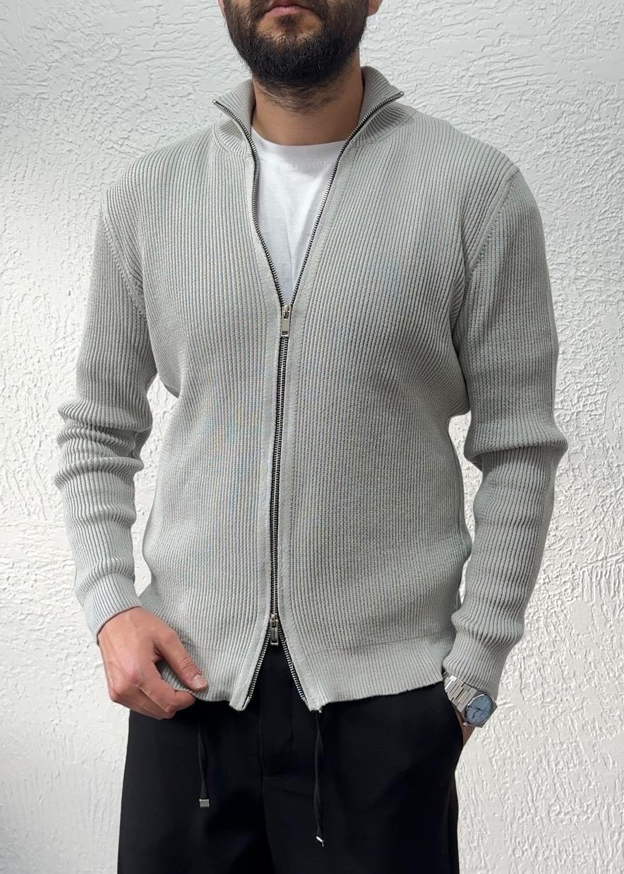 Yeni Sezon Oversize Triko / MRCH02 - Gri