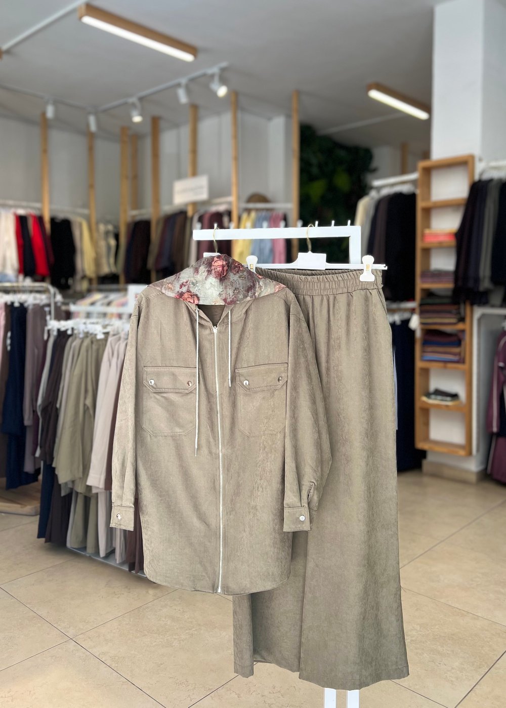 MODAL KUMAŞ PANTOLONLU TAKIM 