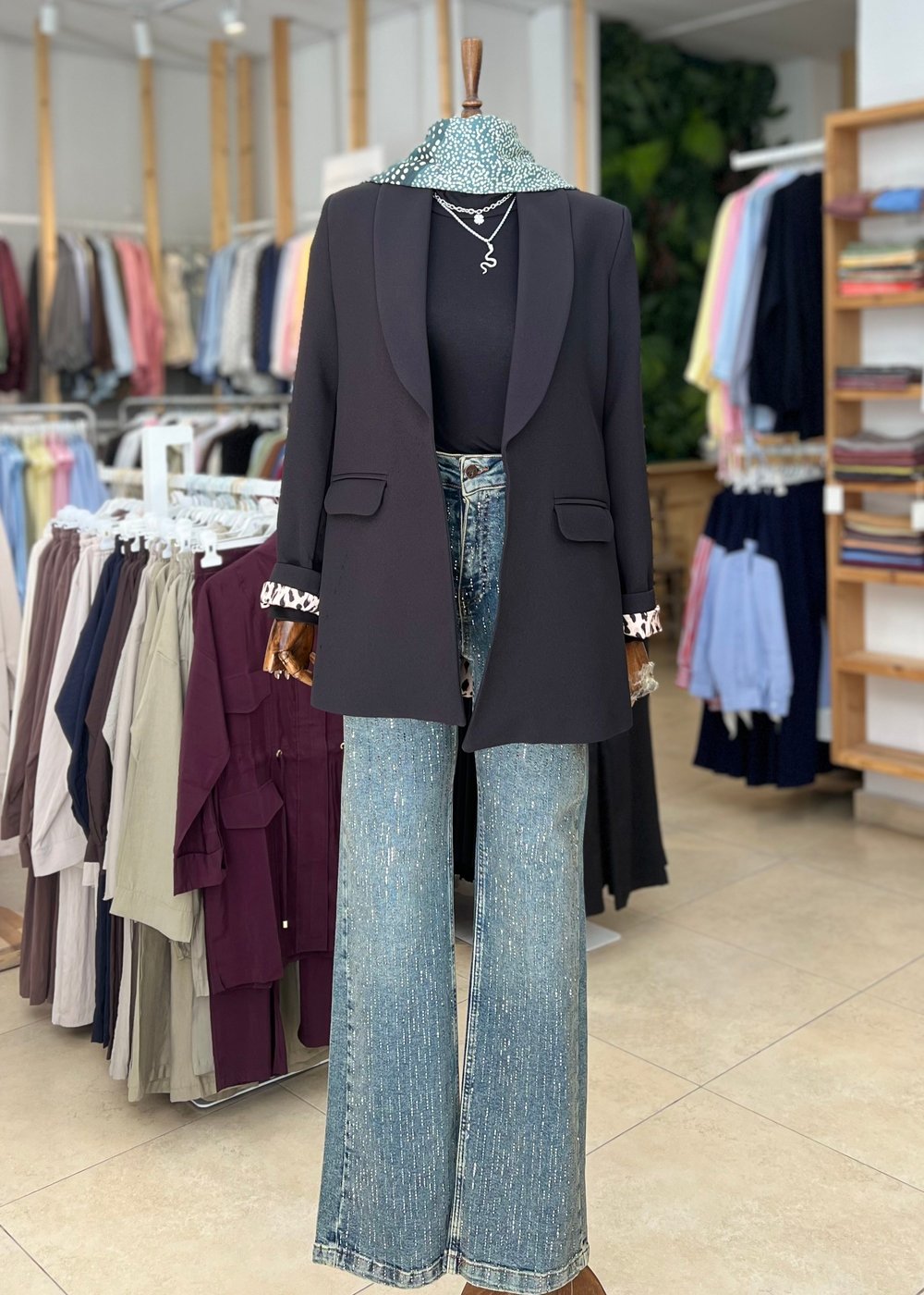 ŞAL YAKA BLAZER CEKET