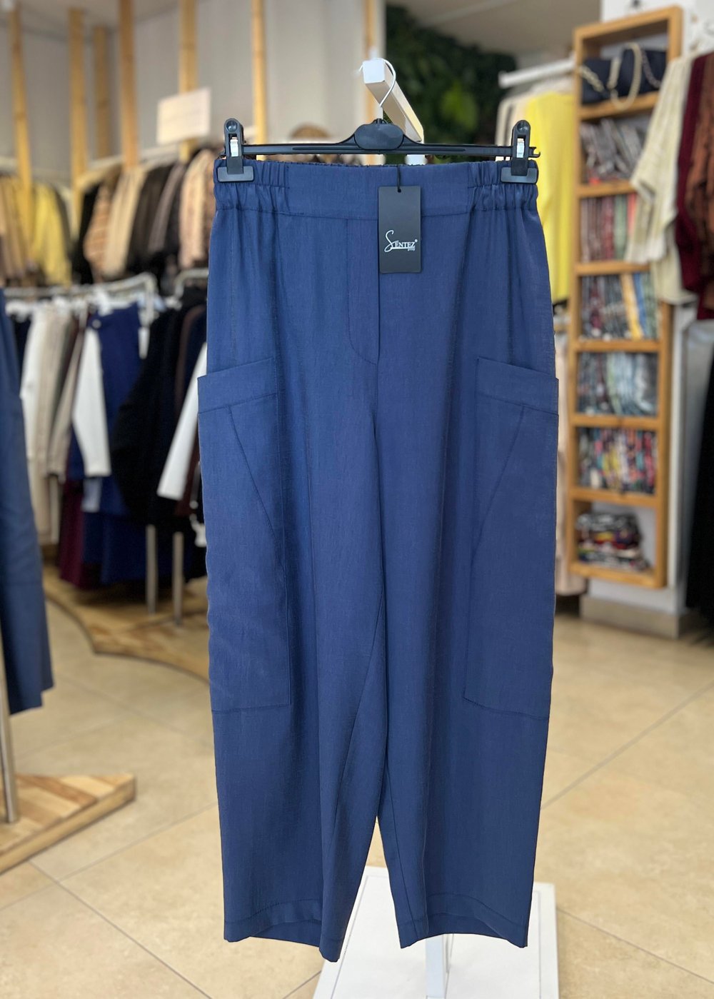 SENTEZ. KANGURU KANVAS PANTOLON