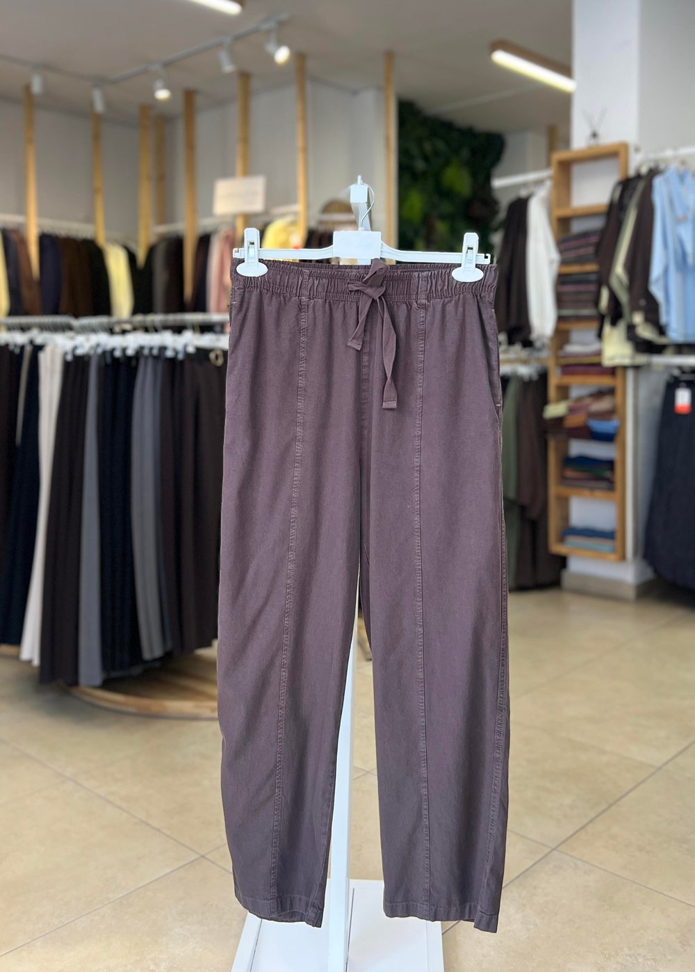 YIKAMALI TENCEL KONİK PANTOLON