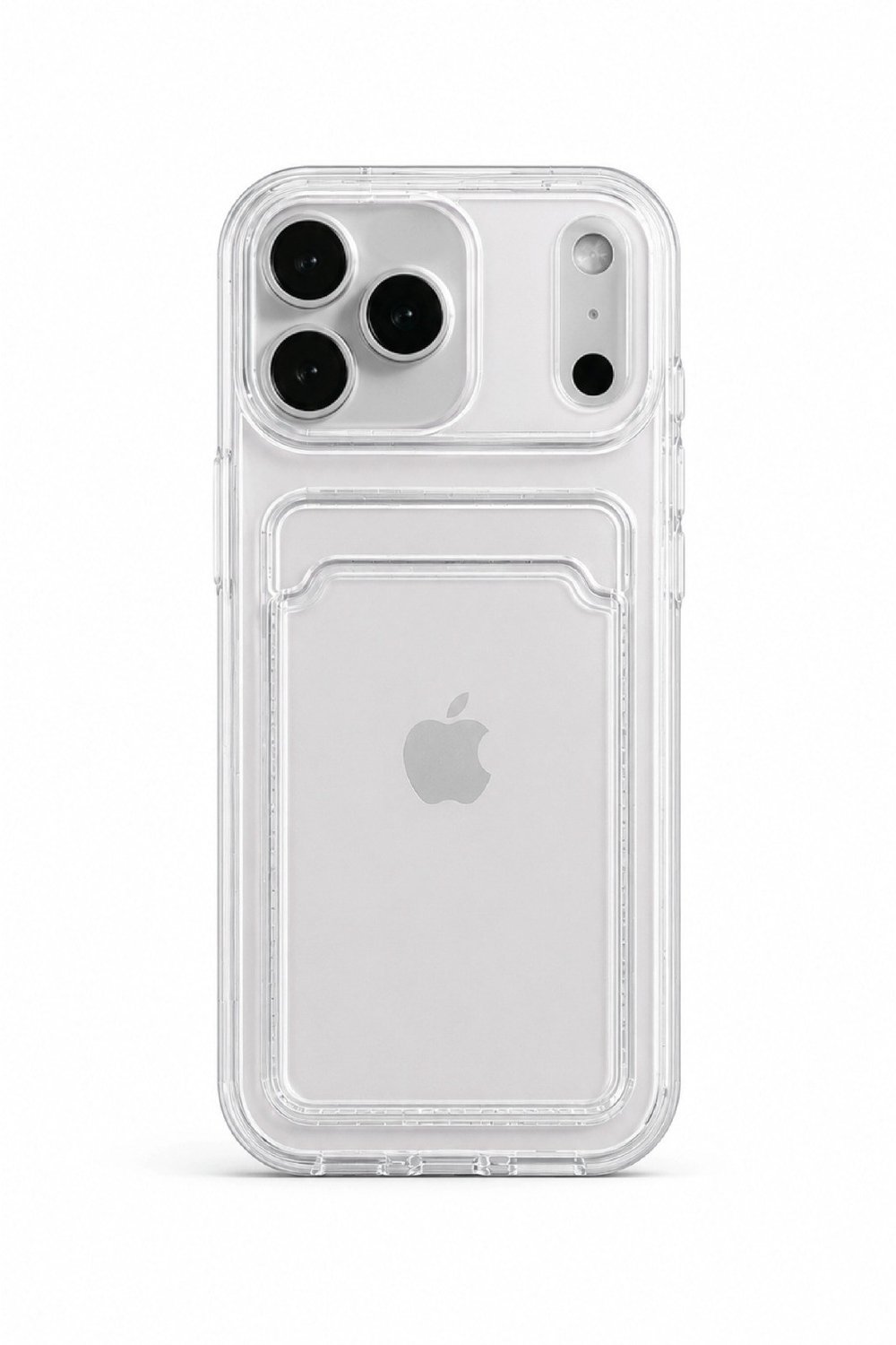 iPHONE 17 PRO MAX KAMERA KORUMALI KAPAK CÜZDANLI ŞEFFAF KILIF