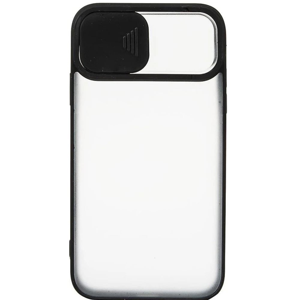 ITHINK IPH. 12 PRO MAX LENS KORUMALI SÜRGÜLÜ KAPAK ( SİYAH )