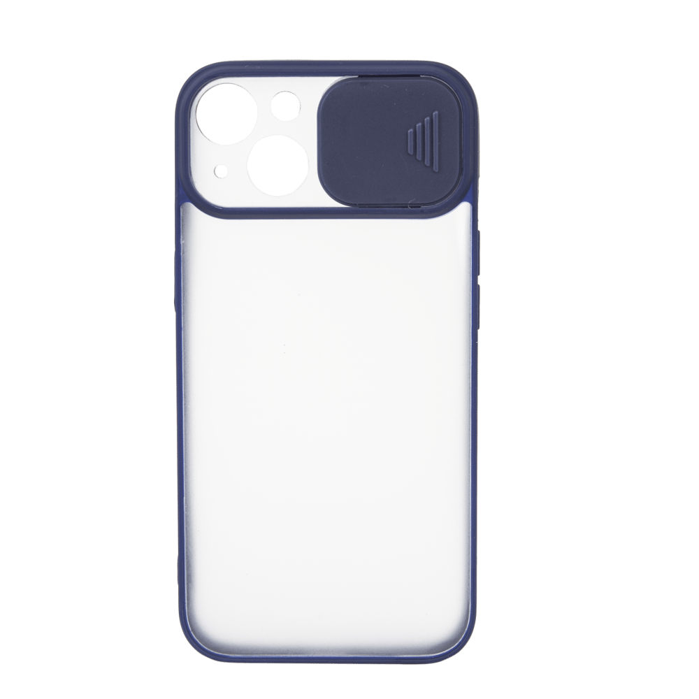 ITHINK IPH. 12 LENS KORUMALI SÜRGÜLÜ KAPAK ( LACİVERT )