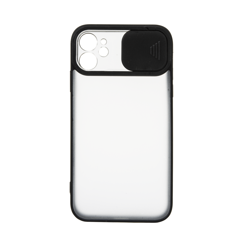 ITHINK IPH. 12 LENS KORUMALI SÜRGÜLÜ KAPAK ( SİYAH )