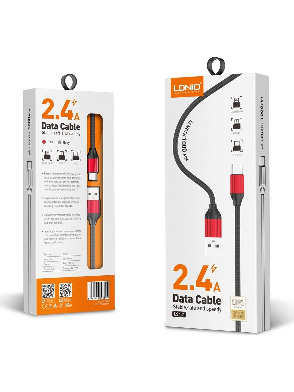 LDNIO CABLE LS431 İOS