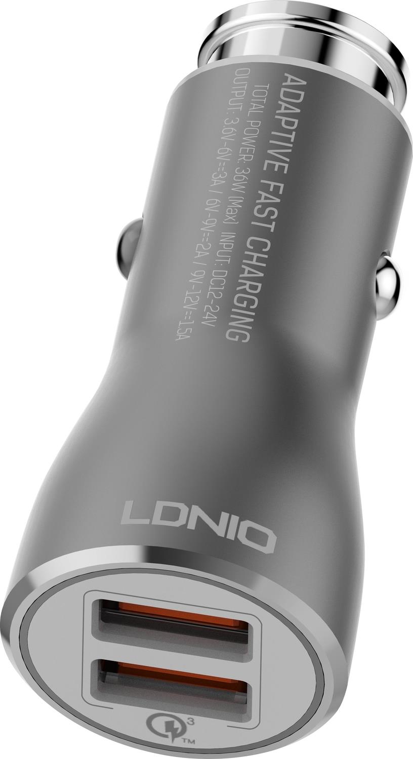 LDNIO ÇİFT USB GİRİŞLİ ARAÇ ŞARJ CİHAZI İOS C407QA