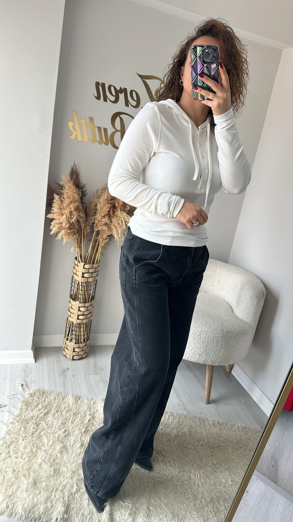  %100 Pamuk Baggy Jean