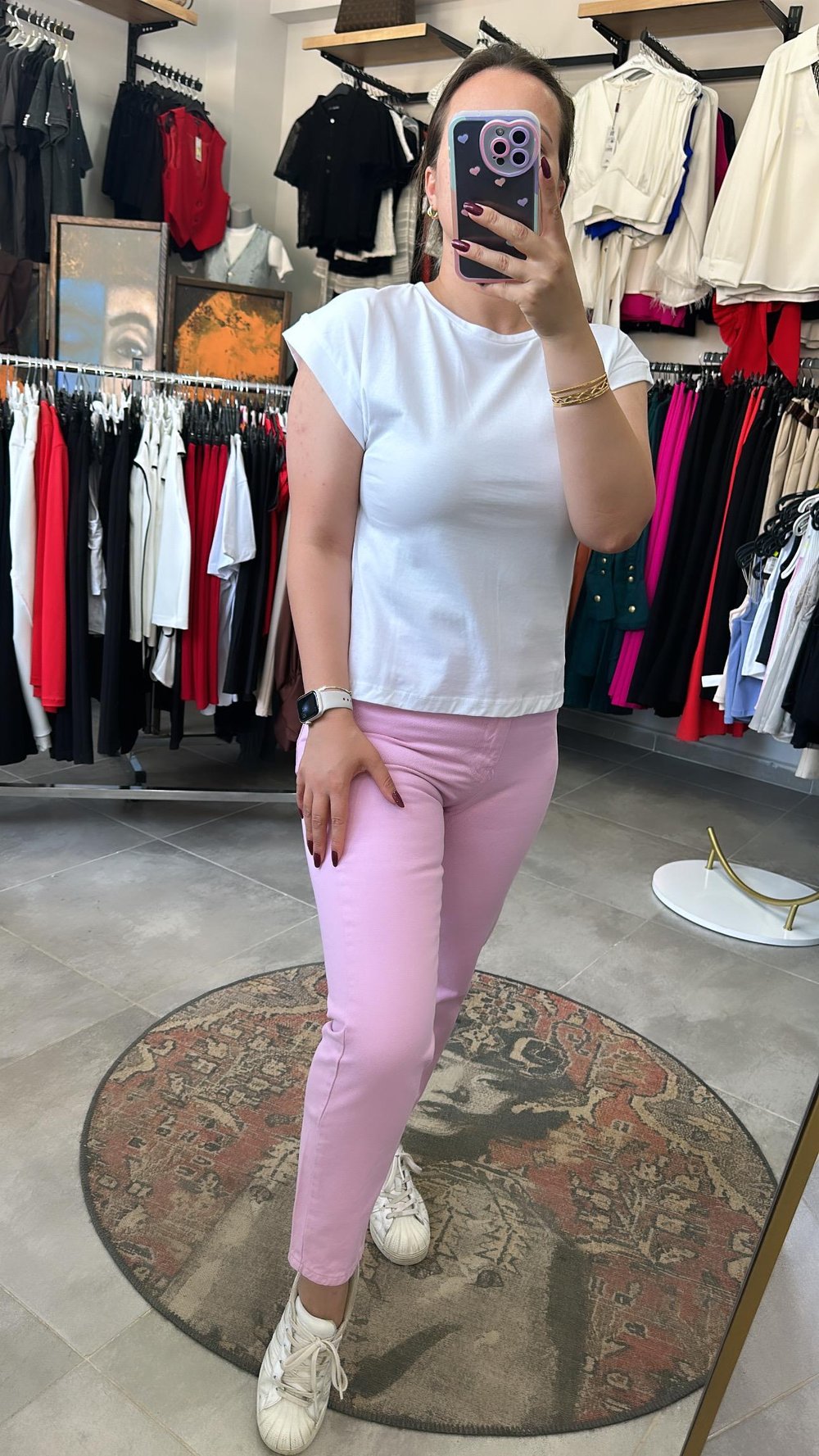 PEMBE MOM JEAN