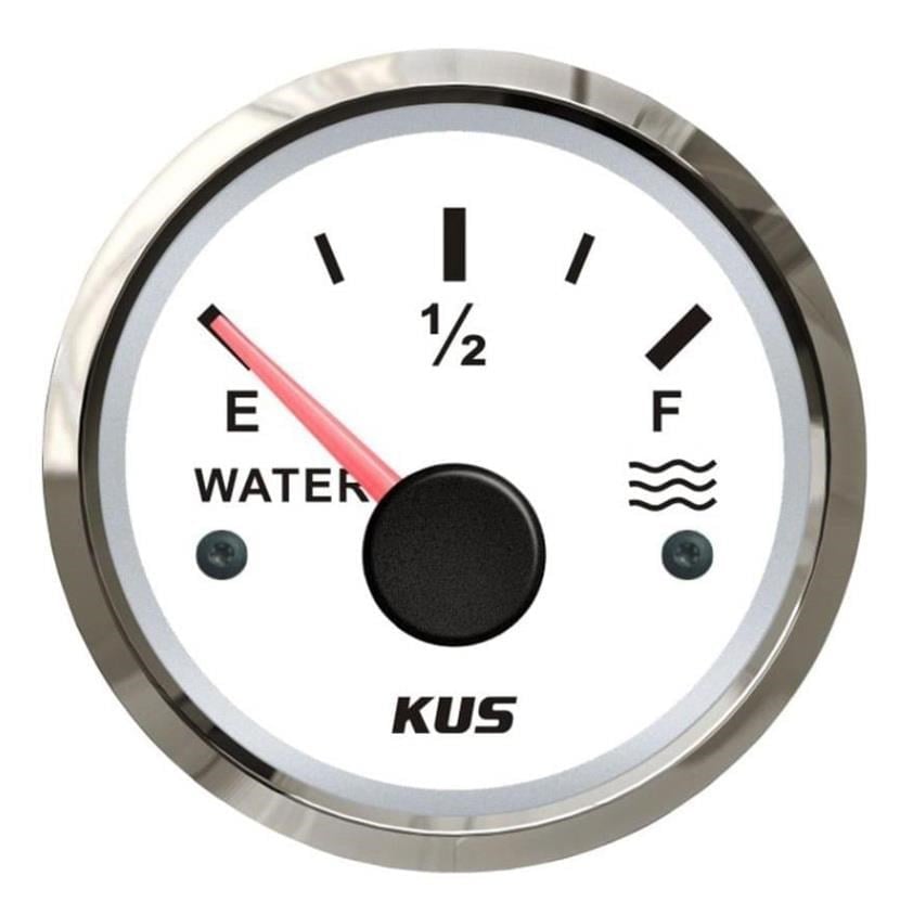 Kus Su Seviye Göstergesi 12-24V, Beyaz