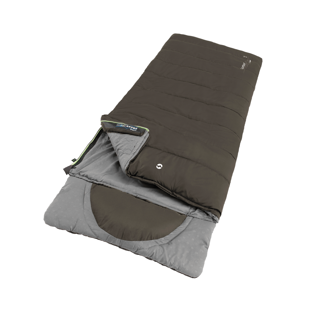 Outwell Contour Supreme Yazlık & Kışlık Taraflı -20°C Uyku Tulumu Coffee