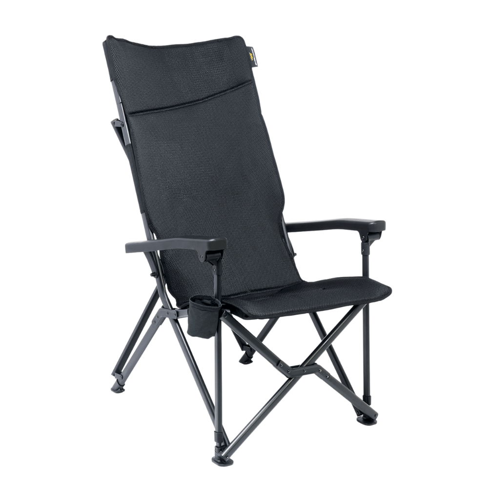 Uquip Barry XXL Comfort+ Black Edition Yüksek Konforlu Kamp Sandalyesi