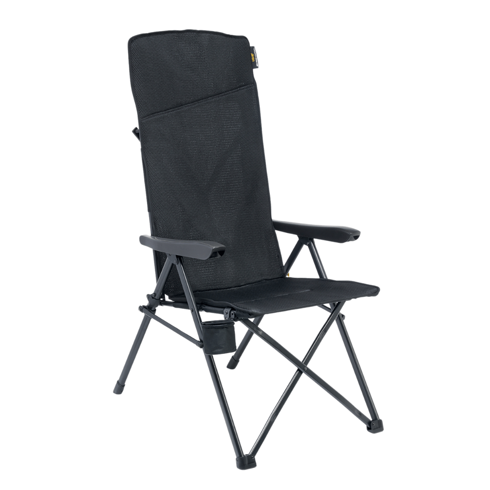 Uquip Justy XL Comfort+ Black Edition 3 Pozisyonlu Konforlu Kamp Sandalyesi