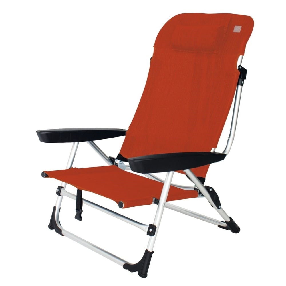 Eurotrail Marbella Katlanabilir Plaj Sandalyesi – Red (Kırmızı)