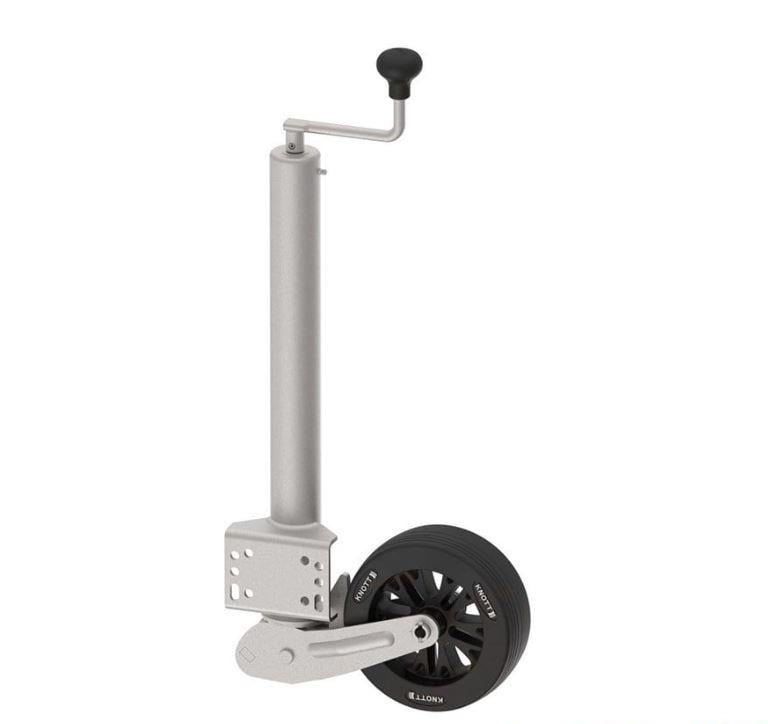 Knott 500 kg 60 mm Krikolu Ön Destek Tekeri Katlanır Tip Flanşlı