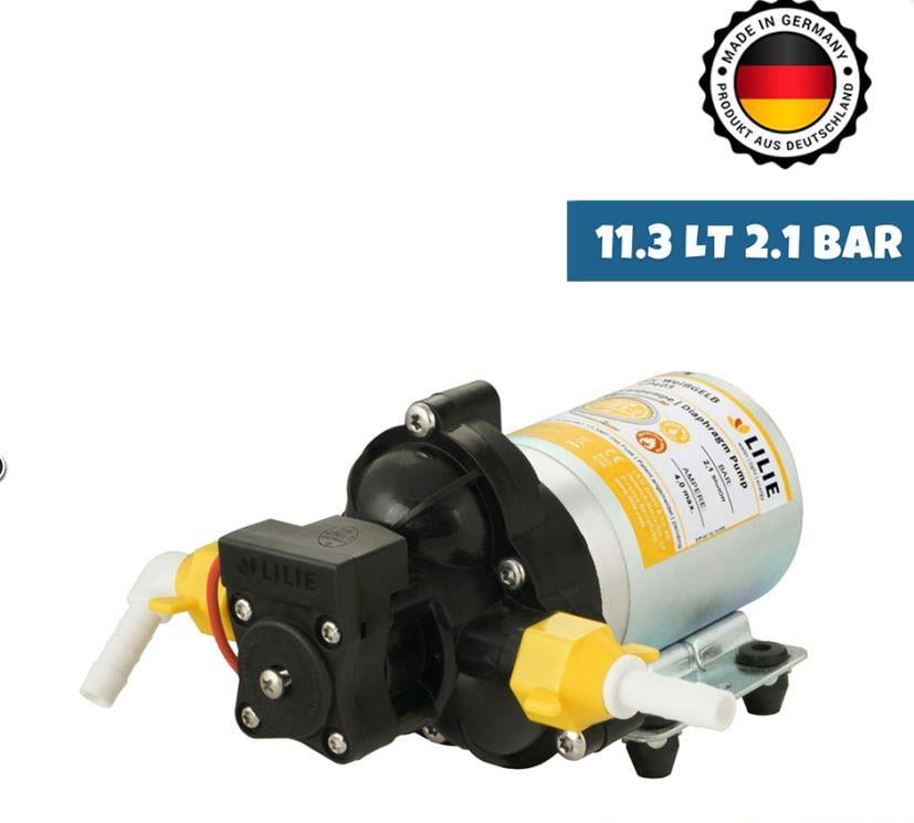 Lilie Karavan & Tekne Hidrofor Pompası 12V 11.3 Litre 2.1 Bar