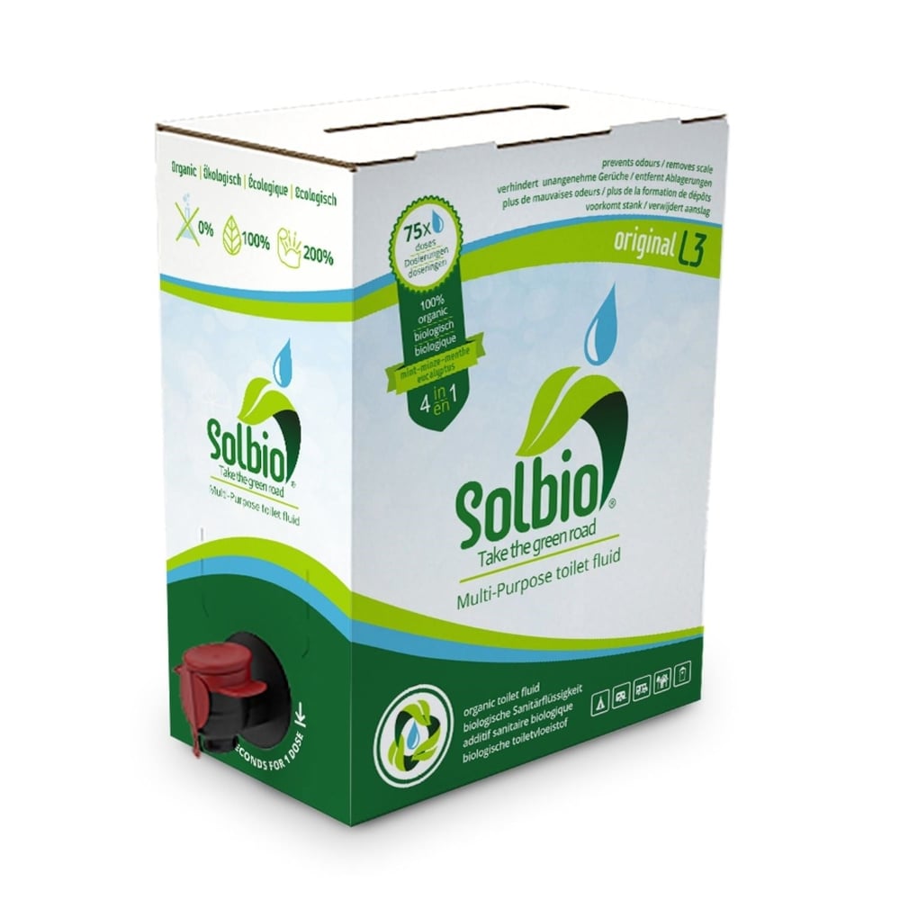 Solbio Original XXL 3L Doğal 4'ü 1 Arada Karavan ve Tekne WC Kimyasalı
