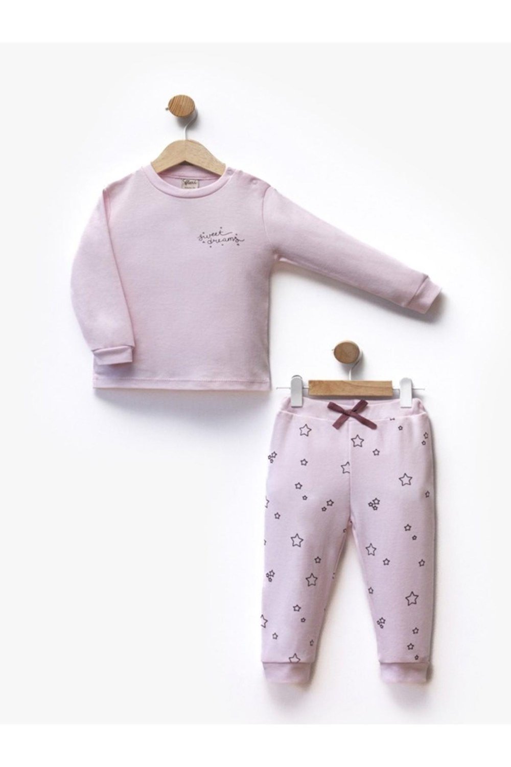 2'Li Unisex Bebek Çocuk Pijama Takım