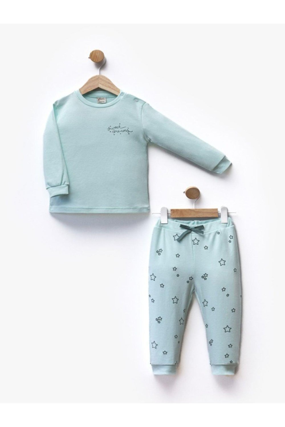 2'Li Unisex Bebek Çocuk Pijama Takım