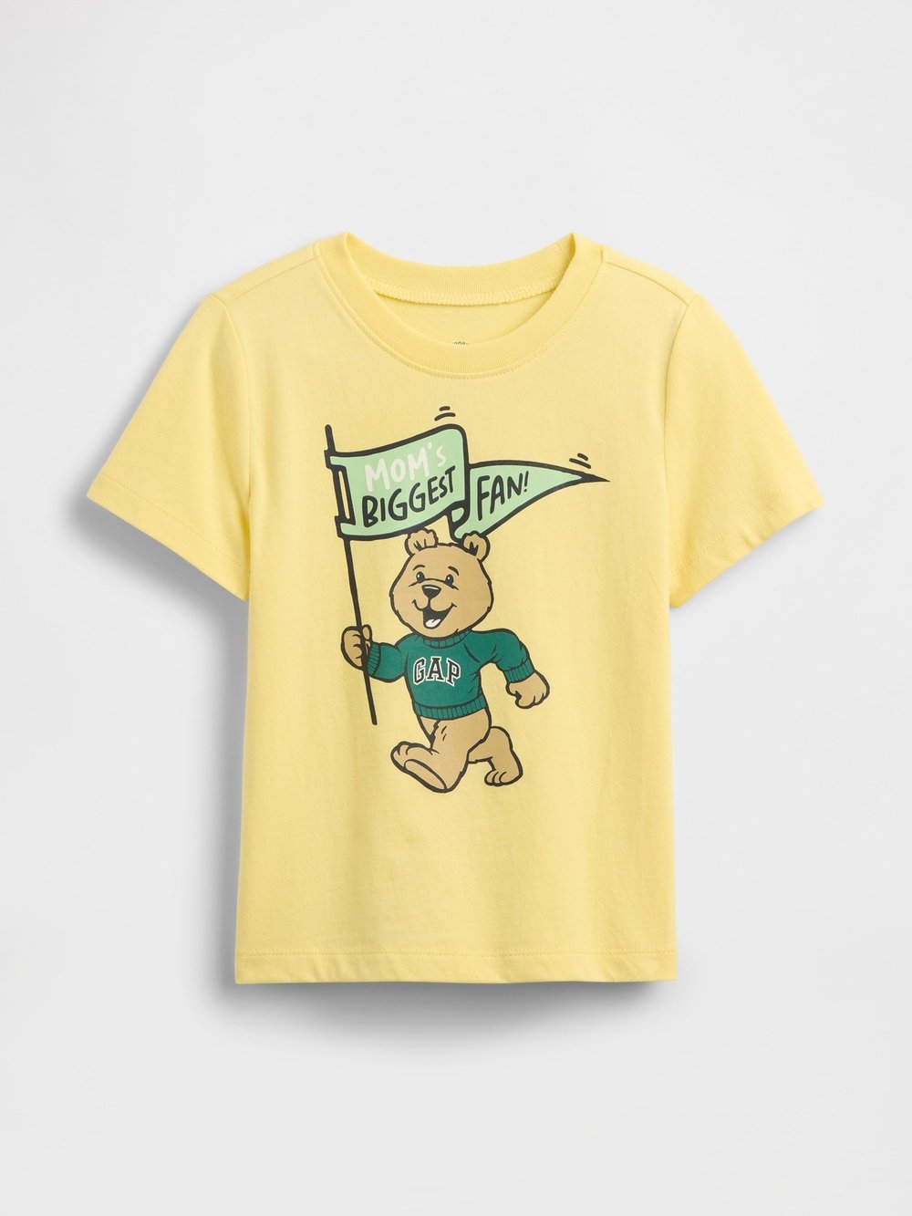 GAP Erkek Bebek Grafik Baskılı T-Shirt Sarı