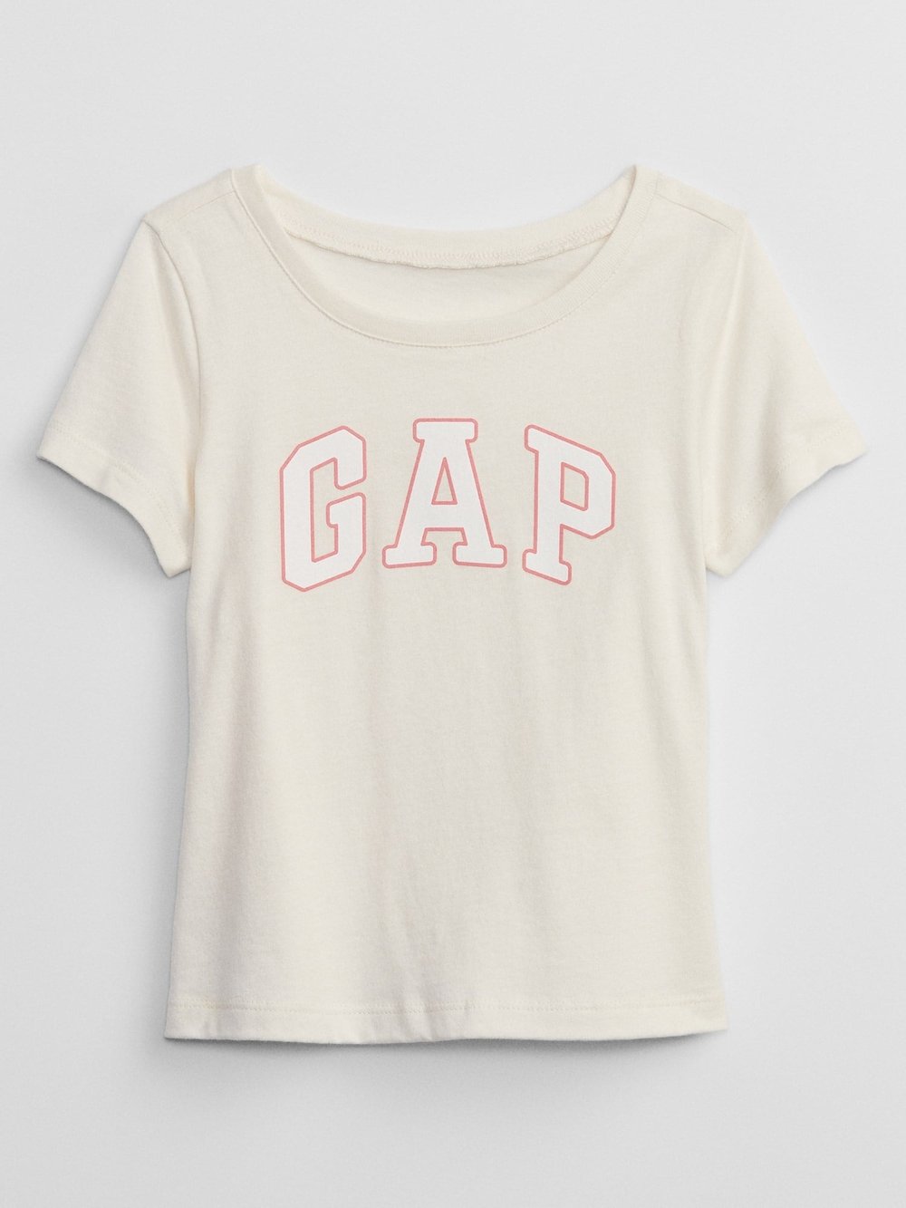 GAP Kız Bebek Grafik Baskılı T-Shirt Krem