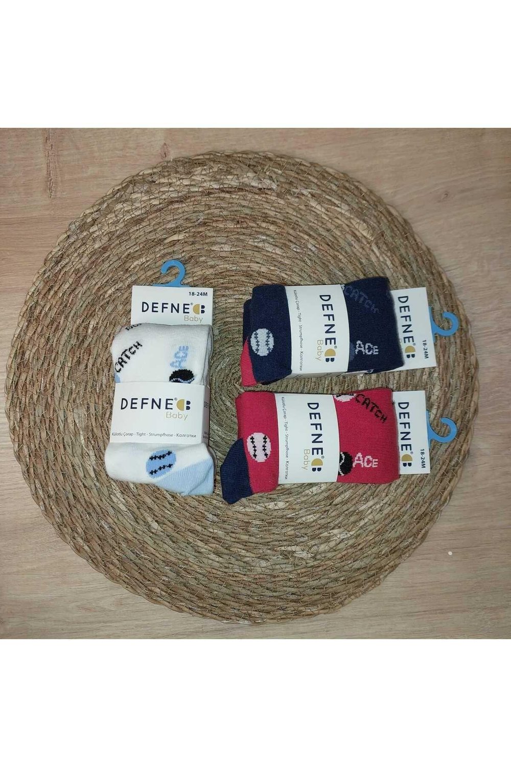 Kopya - 3 Adet Pamuklu Erkek Çocuk Ve Bebek Külotlu Çorap