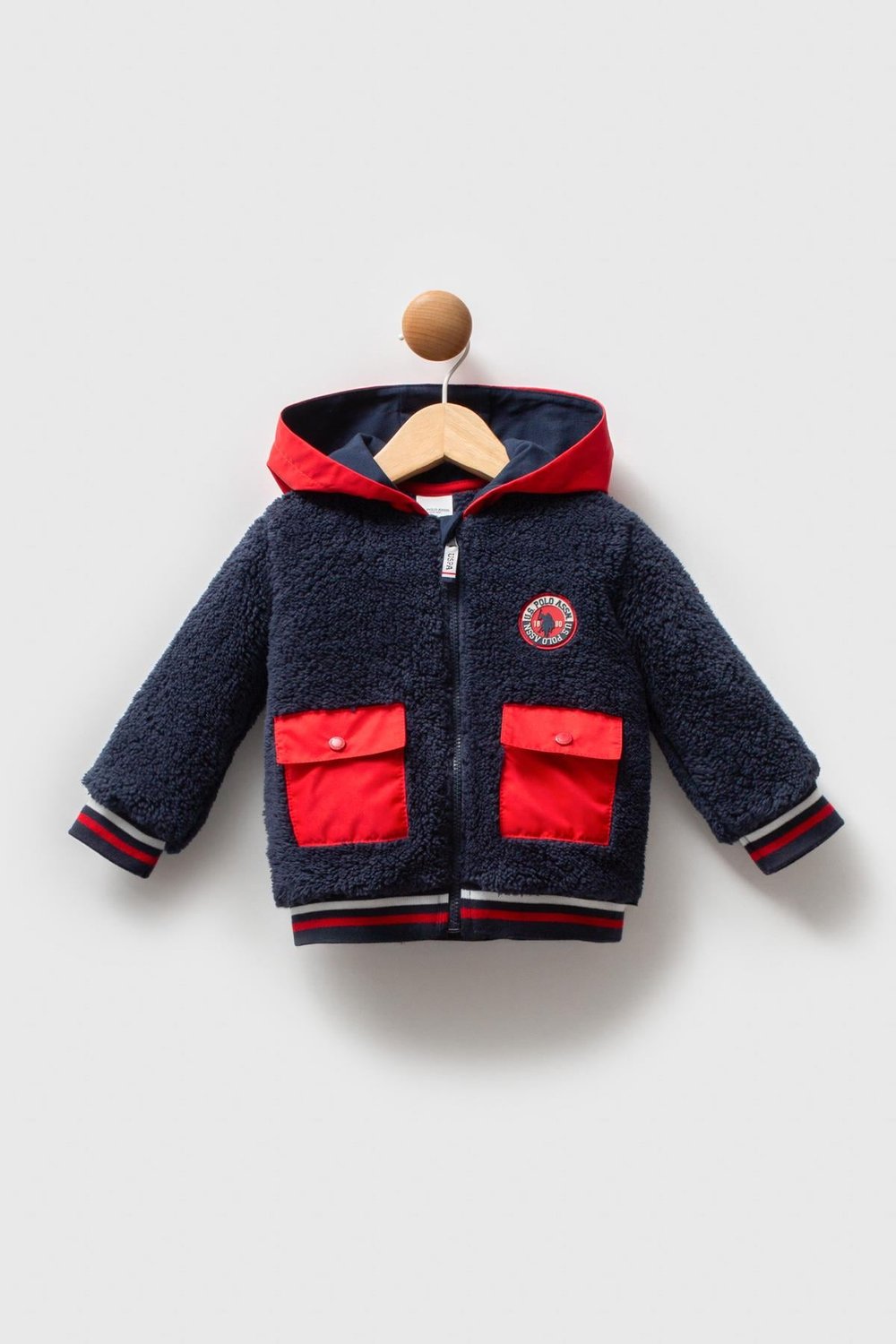 U.S. Polo Assn Erkek Bebek USB2538  Bebek Mevsimlik Mont  Lacivert