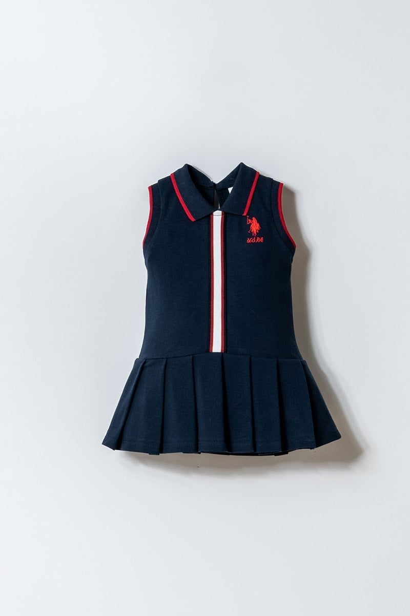 U.S. Polo Assn Kız Bebek  Elbise Lacivert