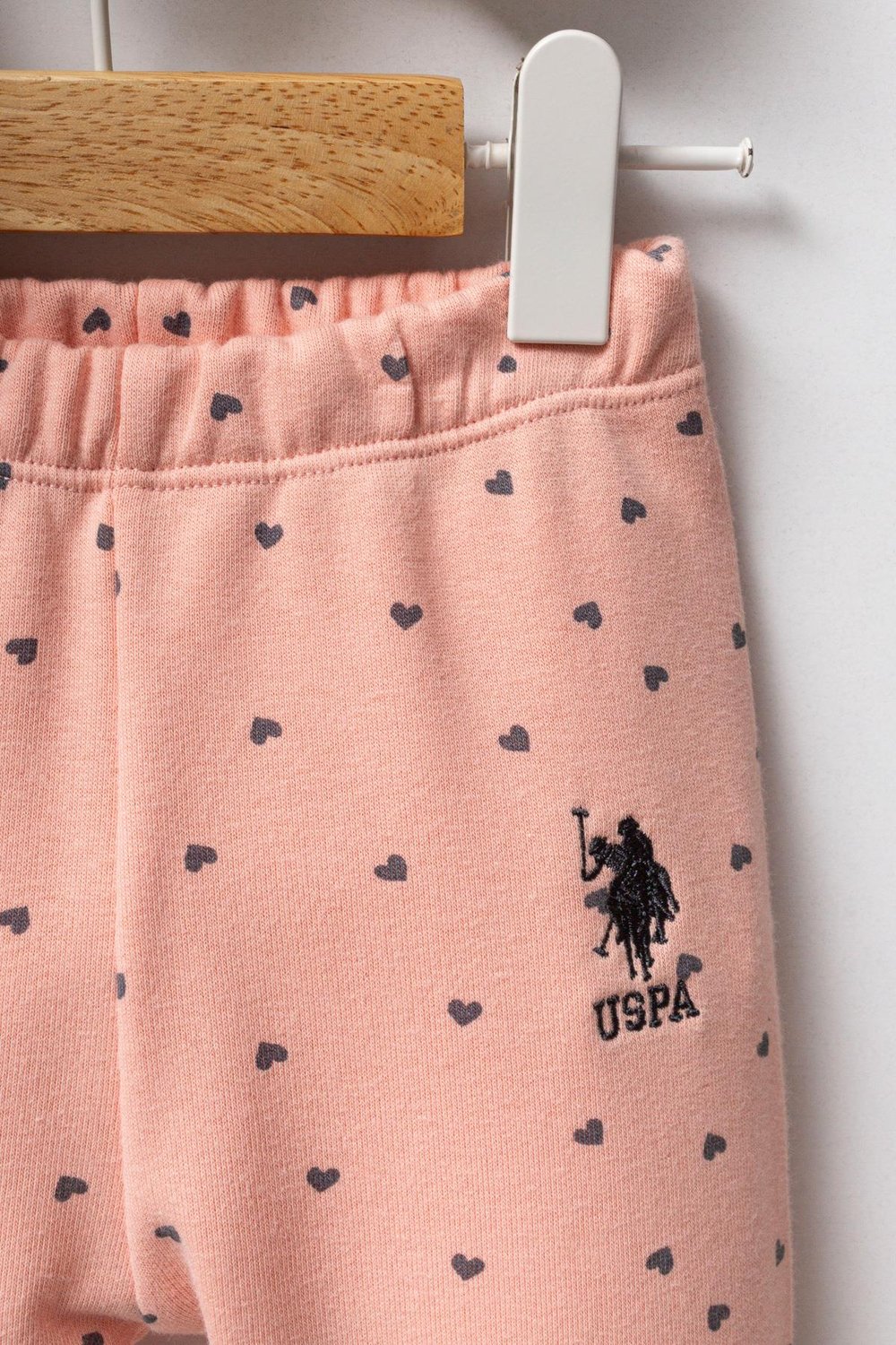 U.S. Polo Assn Kız Bebek USB2765 2 li Takım Beyaz