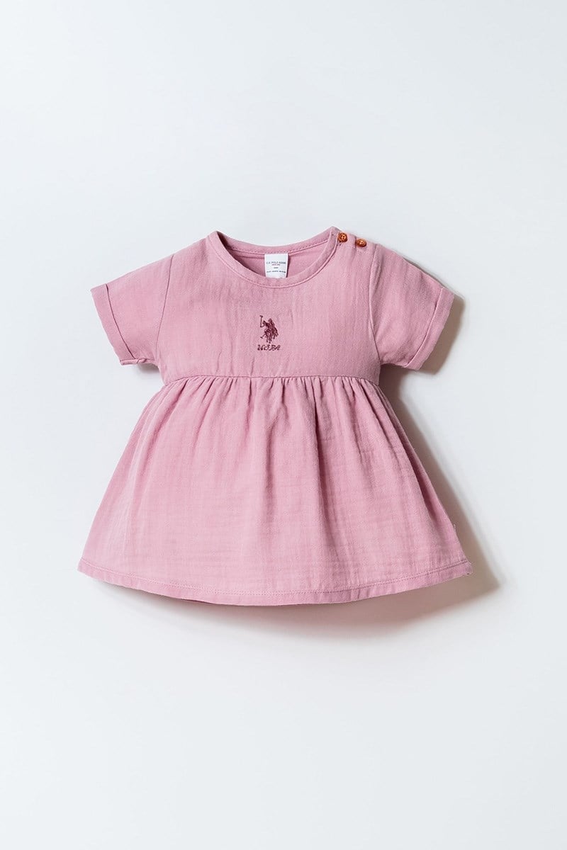 U.S. Polo Assn Kız Bebek  Elbise Lila